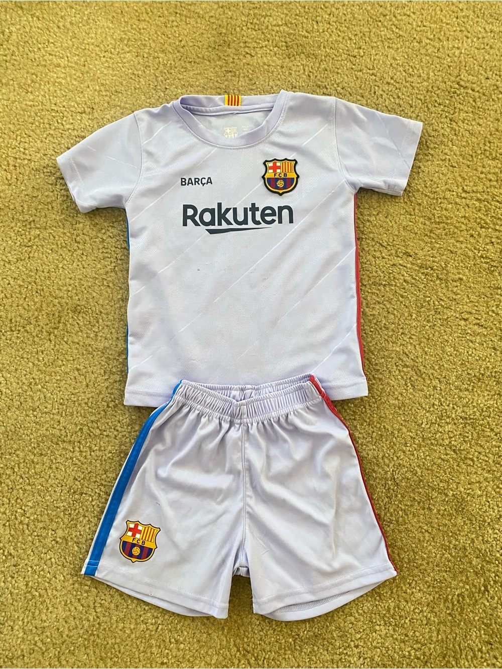 FC Barcelona Youth Soccer Jersey & Shorts Official Barça